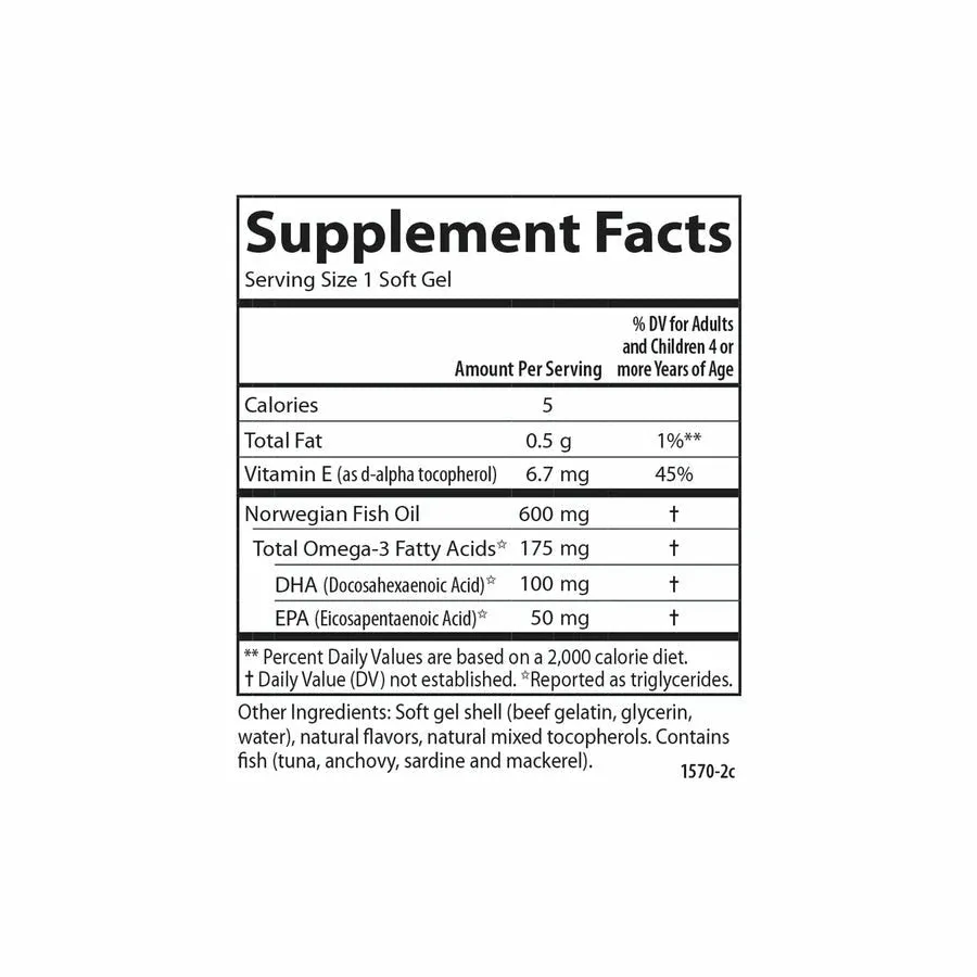 Carlson Kid's Chewable DHA Orange 60 softgels by Carlson Labs