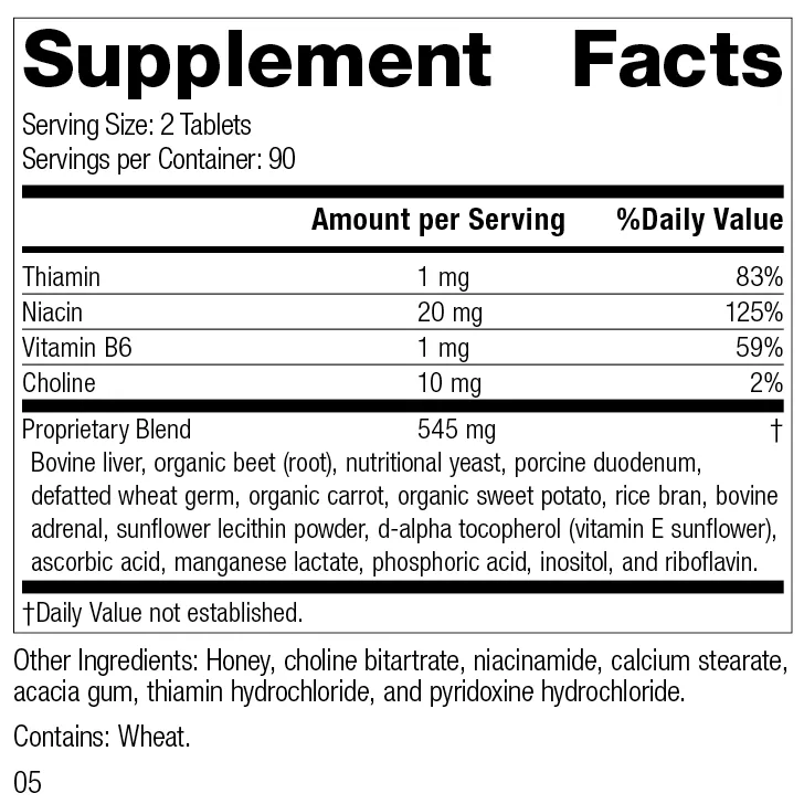 Cataplex B. 180 Tablets