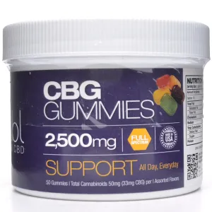 CBG Gummies 2.500 mg Full Spectrum 50 pk by Kuribl