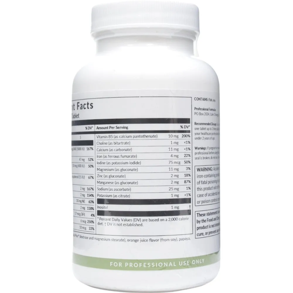 Chewable Vitamin Mineral Complex 90 tabs by Professional Formulas