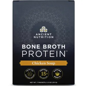 Chicken Soup Bone Broth Protein 7 packets by Ancient Nutrition