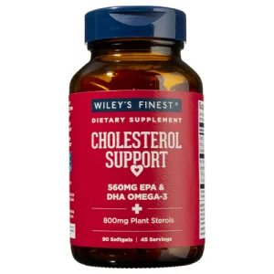 Cholesterol Support 90 softgels by Wiley's Finest