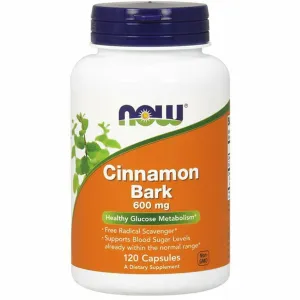 Cinnamon Bark 600 mg 120 caps by NOW