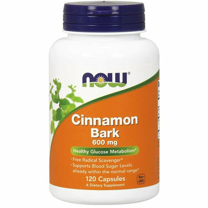 Cinnamon Bark 600 mg 120 caps by NOW