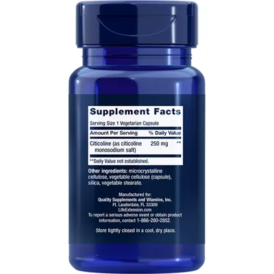 Citicoline (CDP-Choline) 60 vcaps by Life Extension