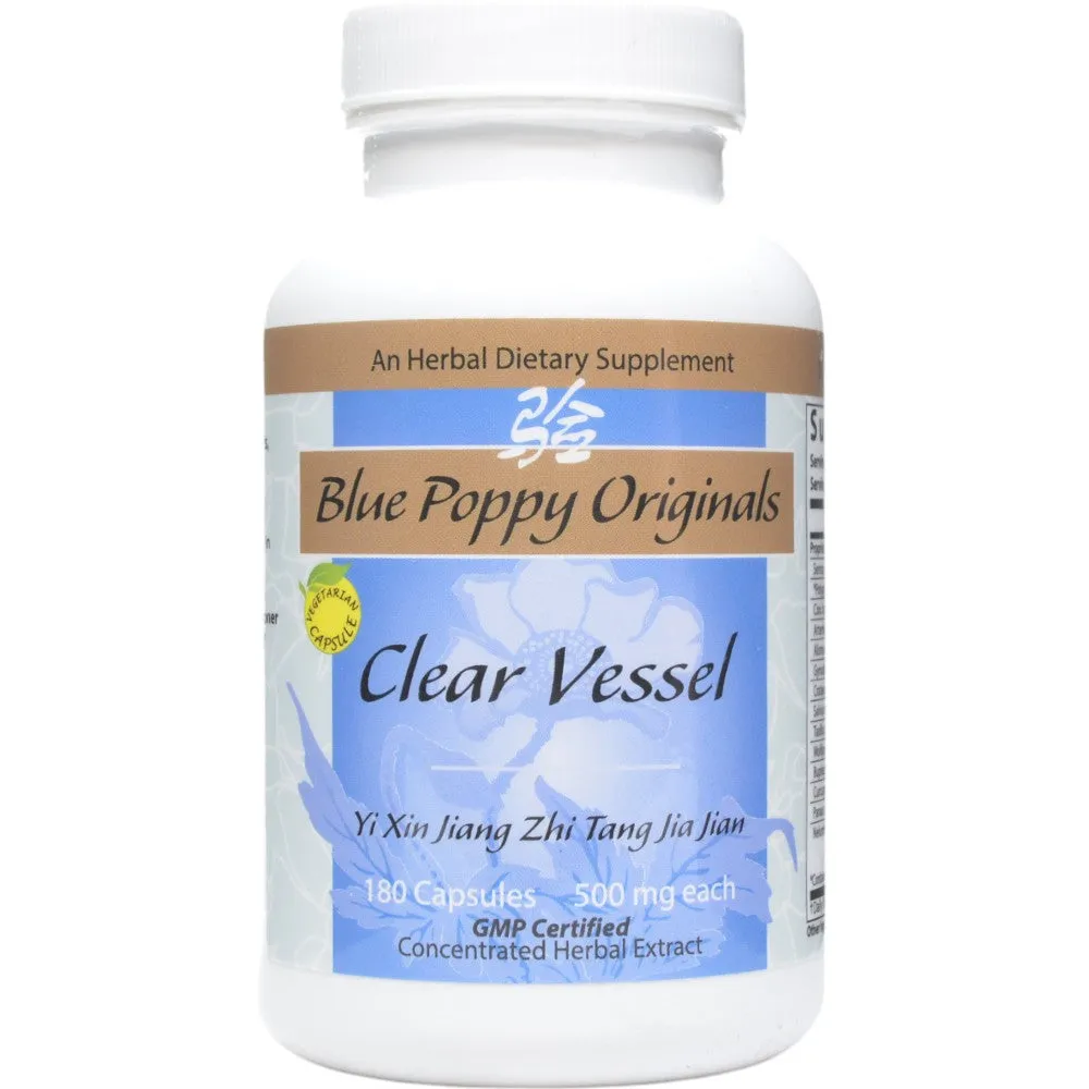 Clear Vessel 180 capsules by Blue Poppy