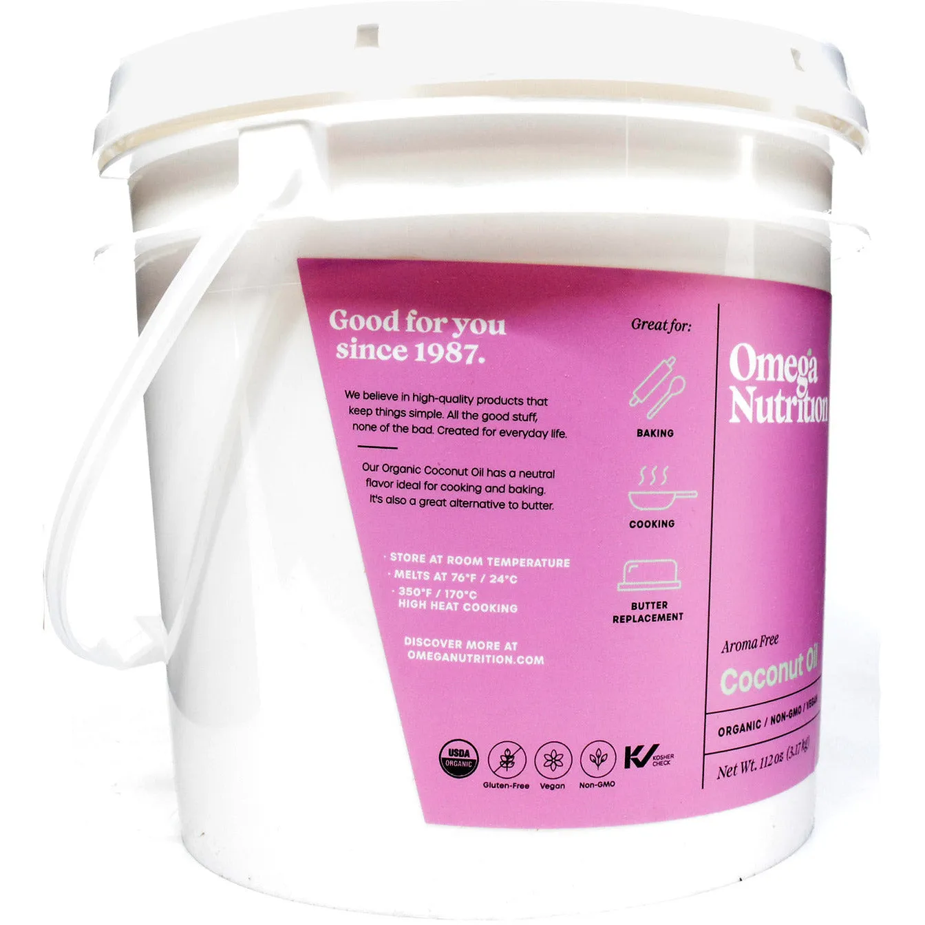 Coconut Oil 112 oz by Omega Nutrition