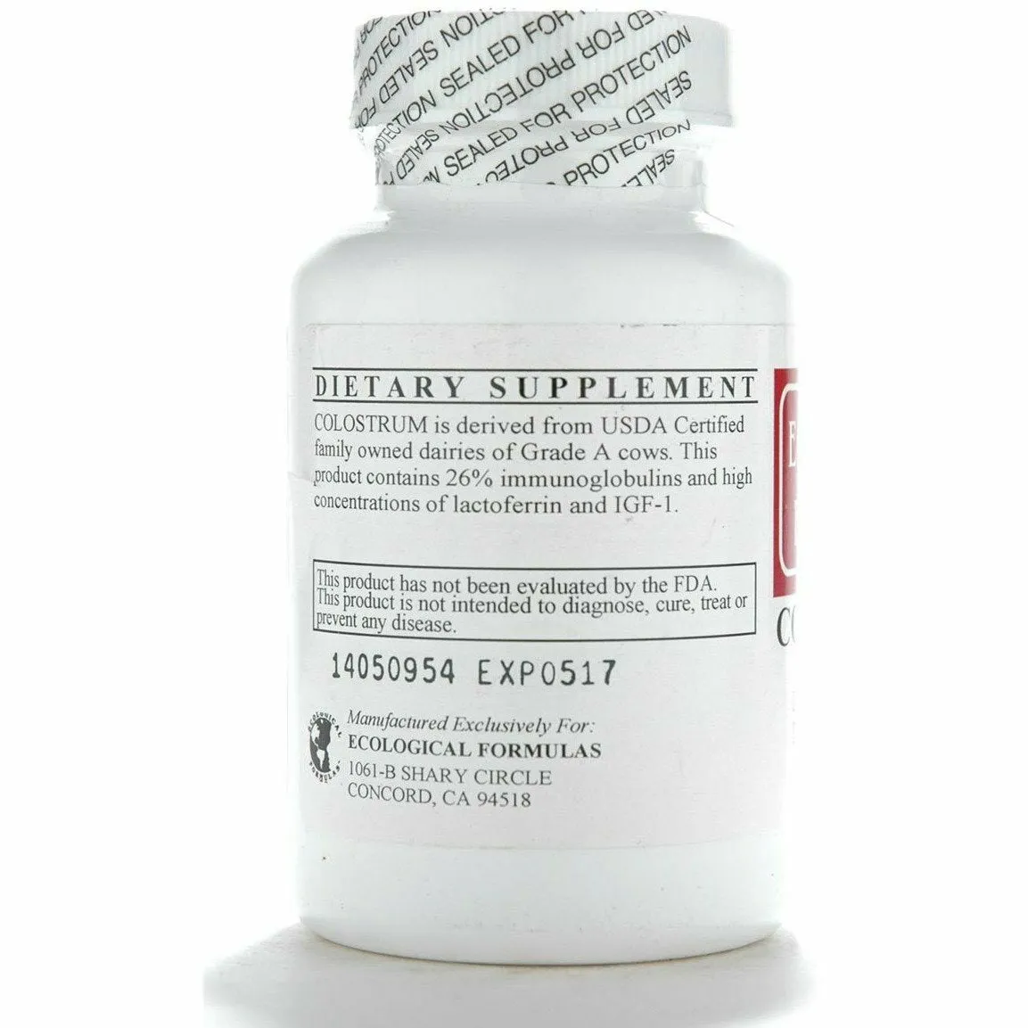 Colostrum 60 caps by Ecological Formulas