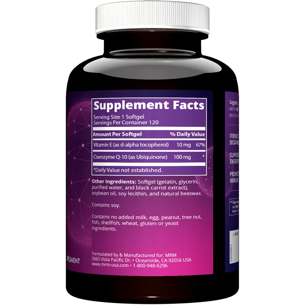 CoQ-10 100 mg 60 softgels by Metabolic Response Modifier