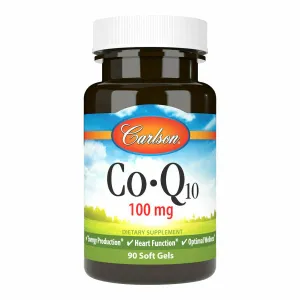 CoQ10 100 mg 90 gels by Carlson Labs