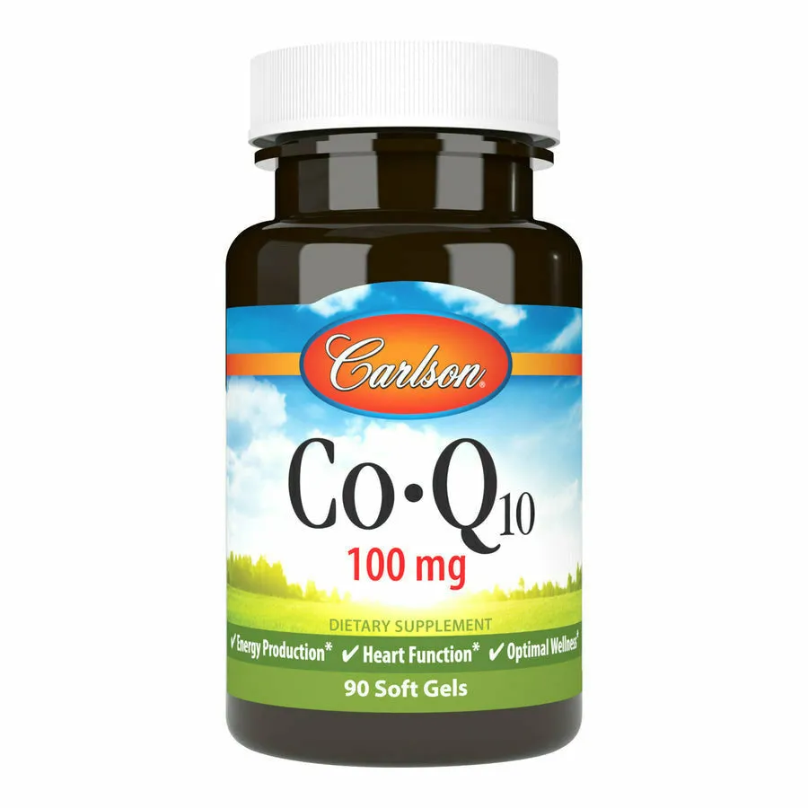 CoQ10 100 mg 90 gels by Carlson Labs