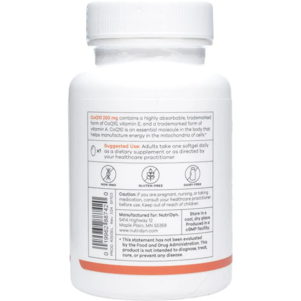 CoQ10 200 mg by Nutri-Dyn