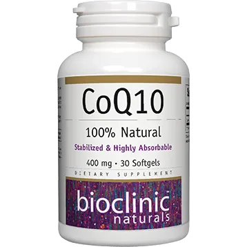 CoQ10 400 mg 30 gels By Bioclinic Naturals