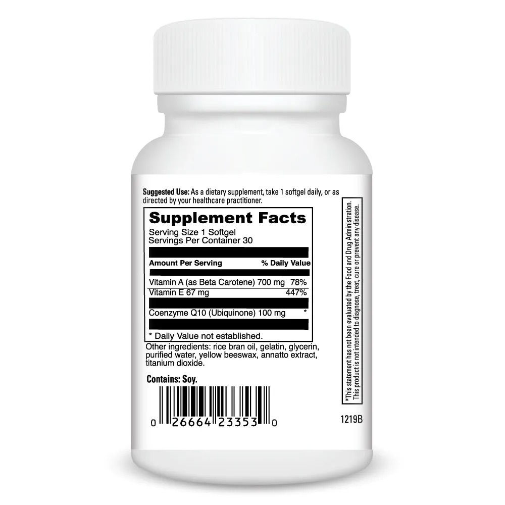 CoQsol 100 mg 30 gels by Davinci Labs