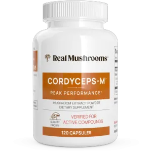 Cordyceps Mushroom Extract 120 capsules by Real Mushrooms
