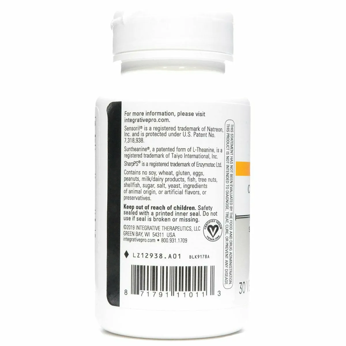 Cortisol Manager Allergen Free by Integrative Therapeutics