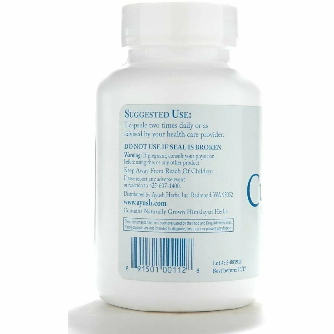 Curcumin 97% 90 vcaps by Ayush Herbs