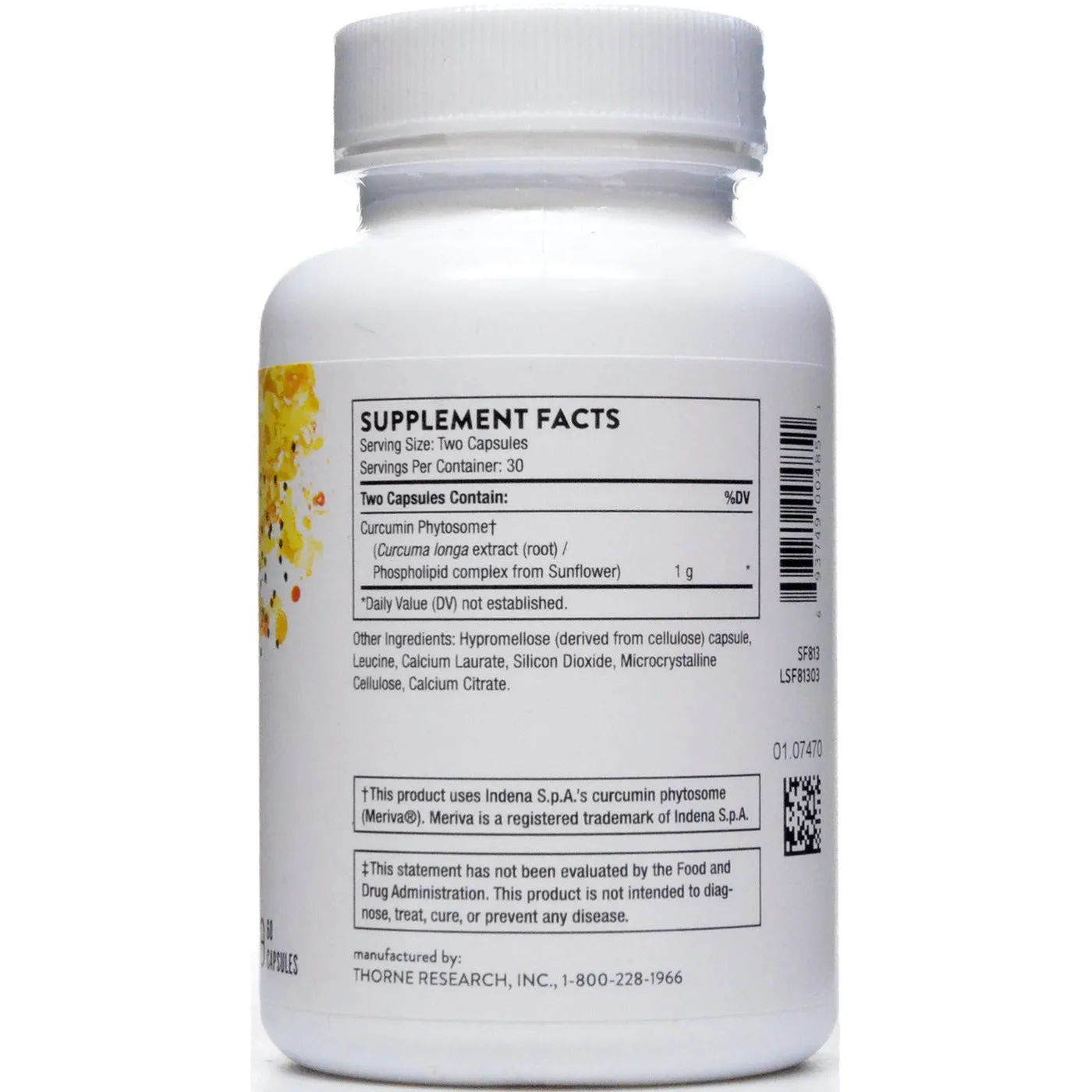 Curcumin Phytosome 1000 mg by Thorne Research