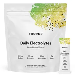 Daily Electrolytes Mango Limeade 30 packets by Thorne