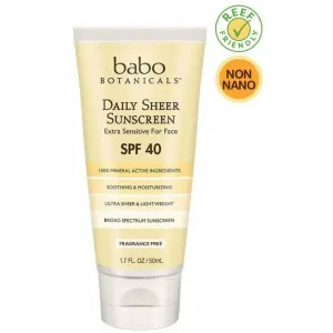Daily Sheer Sunscreen 1.7 fl oz By Babo Botanicals