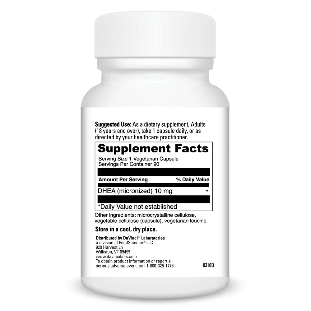 DHEA 10 mg 90 vcaps by Davinci Labs