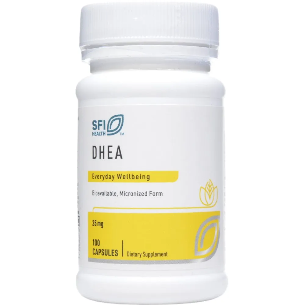DHEA 25 mg 100 caps By Klaire Labs/SFI Health
