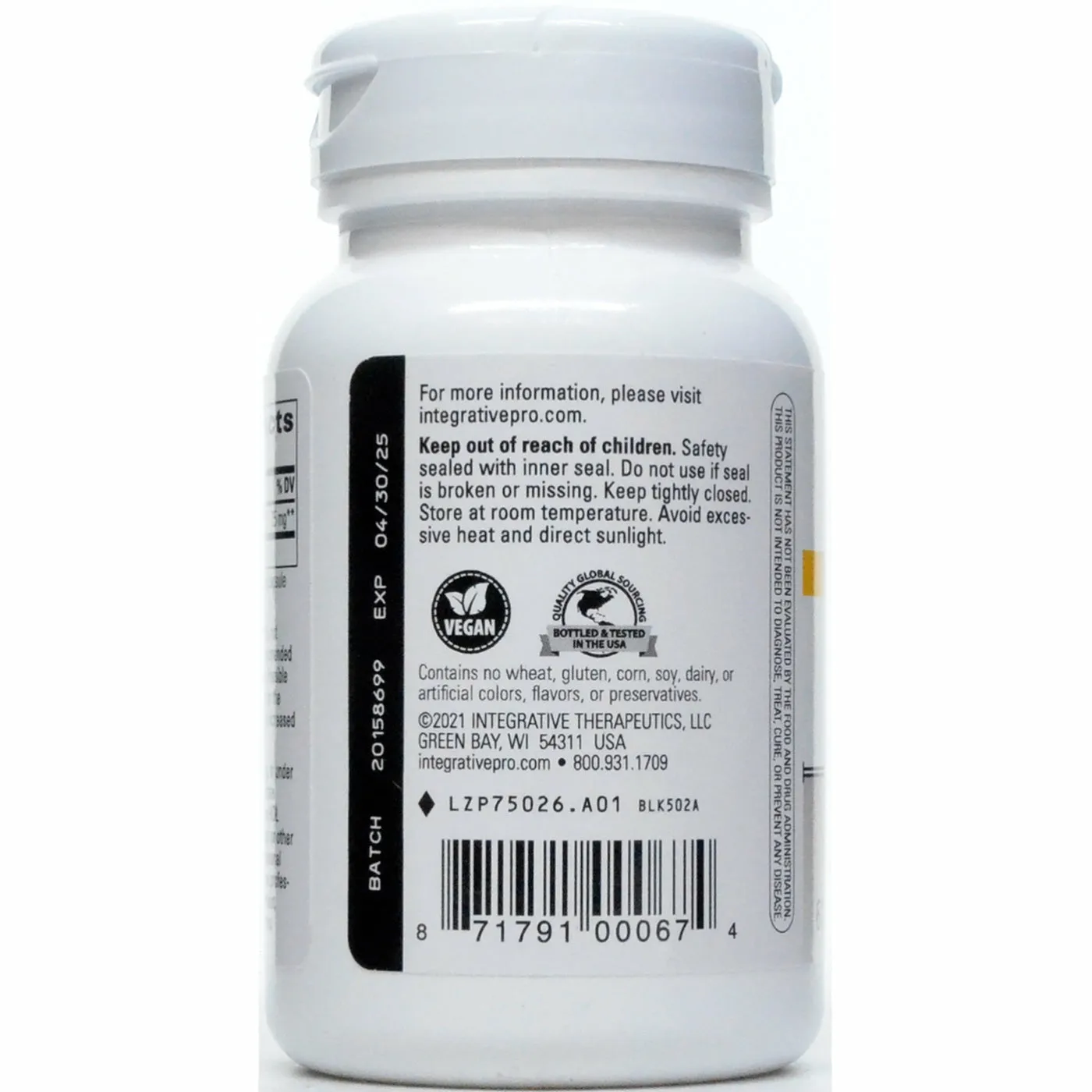 DHEA 25 mg 60 caps by Integrative Therapeutics