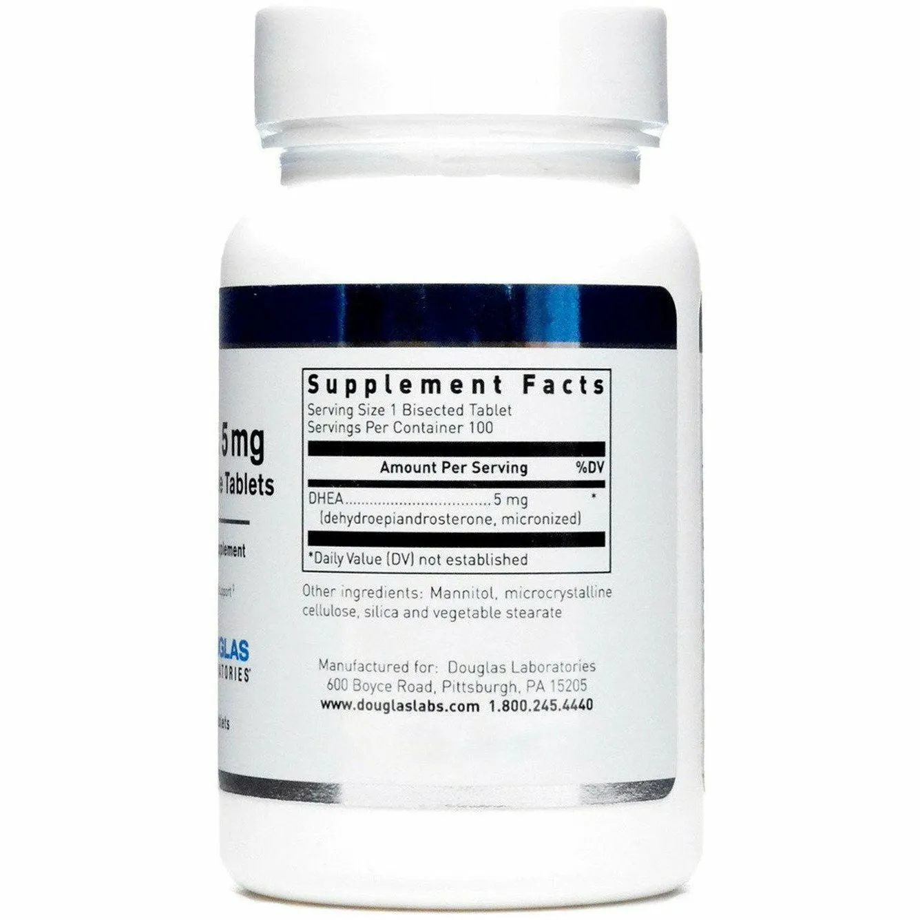 DHEA 5 mg 100 Dissolvable Tabs by Douglas Labs