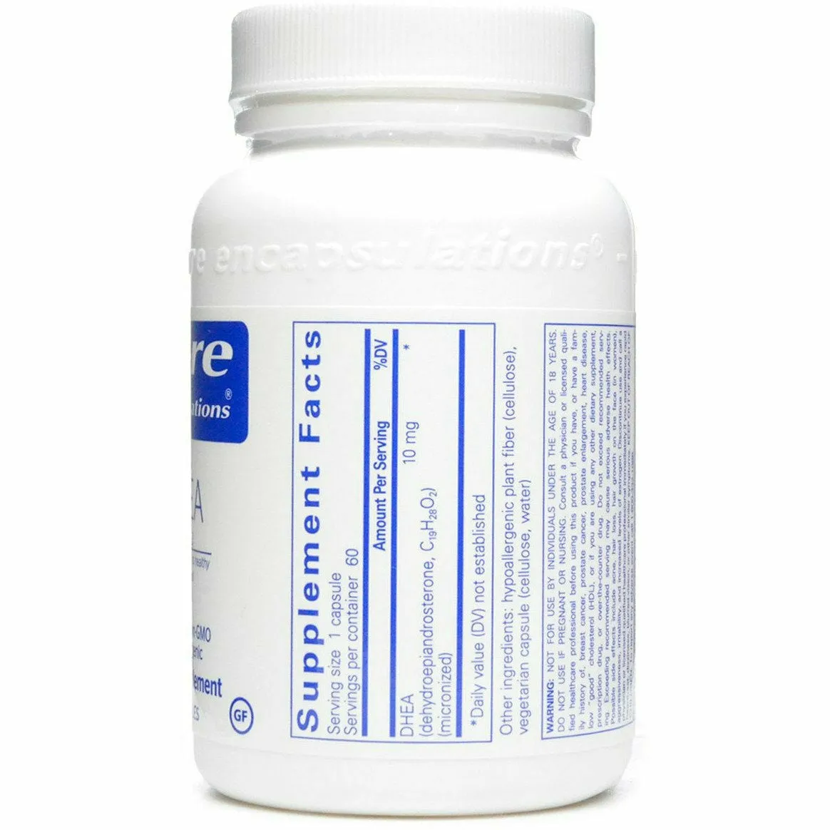 DHEA (micronized) 10 mg by Pure Encapsulations