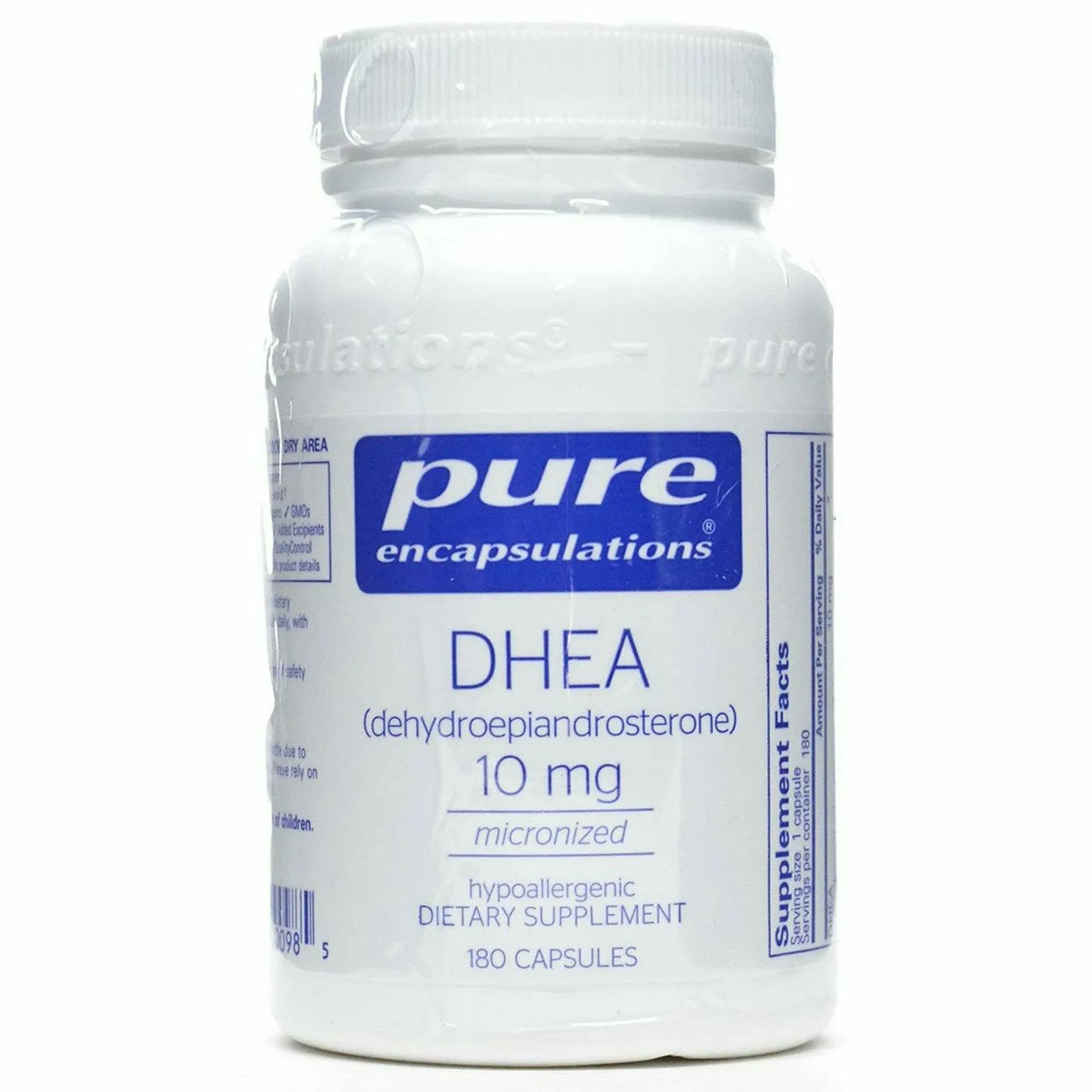 DHEA (micronized) 10 mg by Pure Encapsulations