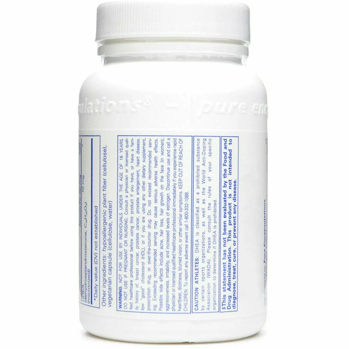 DHEA (micronized) 10 mg by Pure Encapsulations