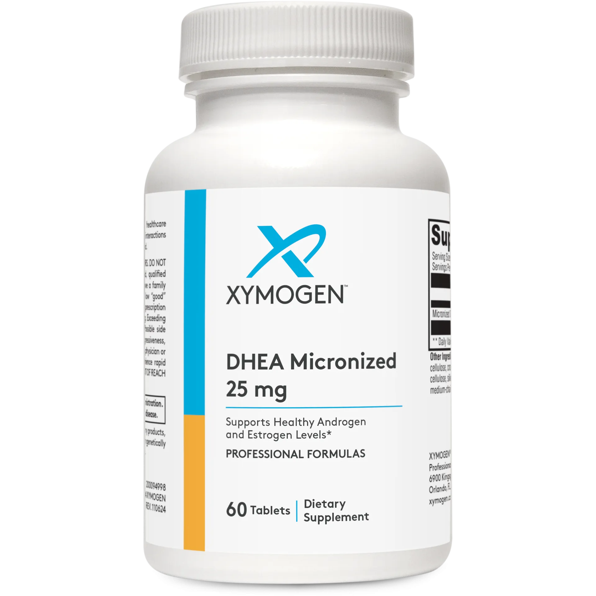 DHEA Micronized 25 mg 60 Tablets by Xymogen