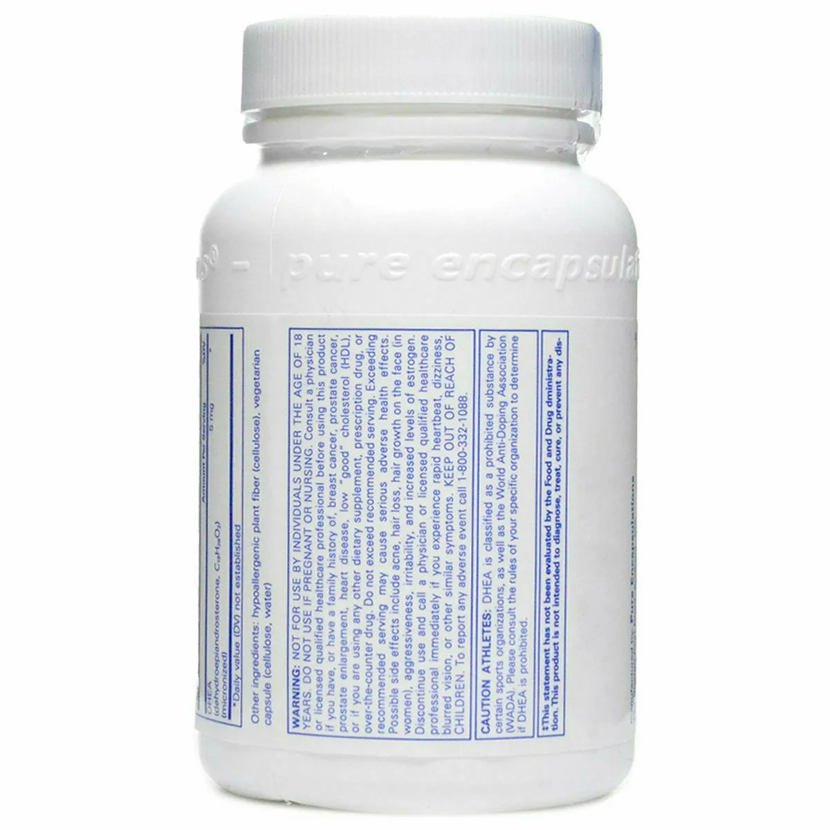 DHEA (micronized) 5 mg by Pure Encapsulations
