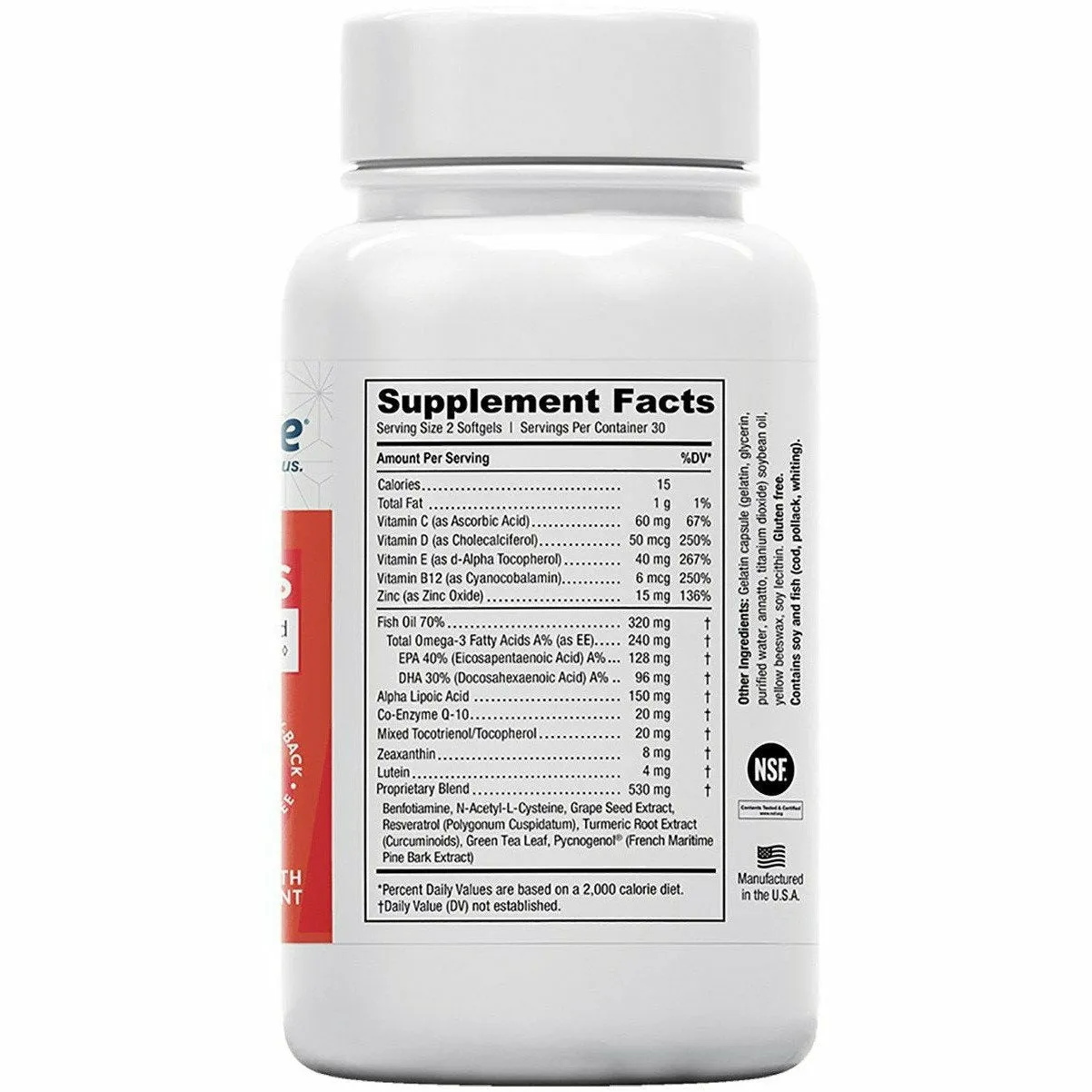 Diabetes Vision Support 60 softgels by EyePromise