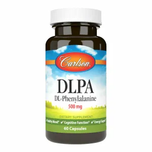 DLPA (DL-Phenylalanine) 60 caps by Carlson Labs