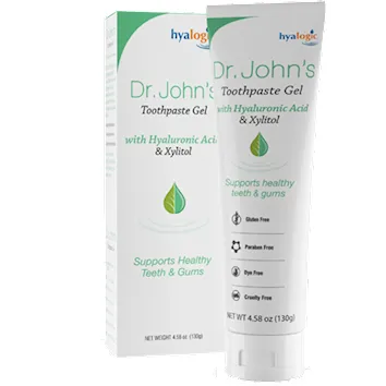 Dr. John's Toothpaste Gel w/ HA 4.58 oz by Hyalogic