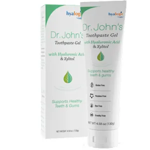 Dr. John's Toothpaste Gel w/ HA 4.58 oz by Hyalogic