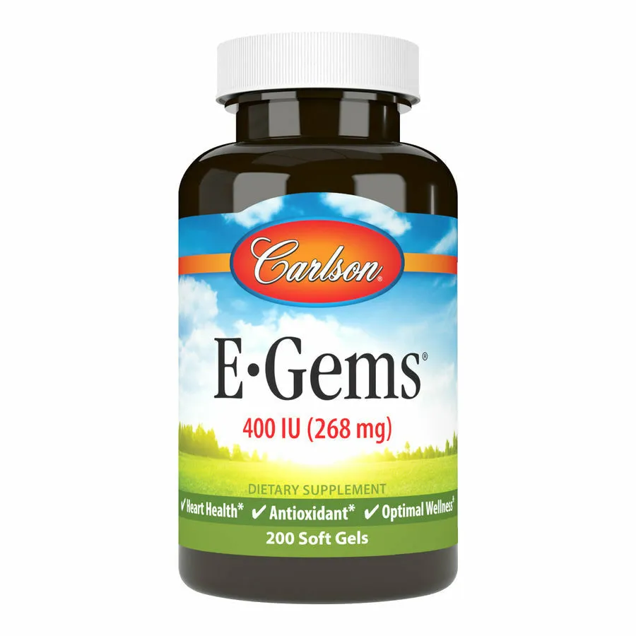 E-Gems 400 IU 200 gels by Carlson Labs