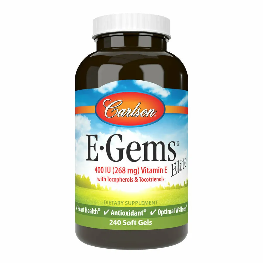 E-Gems Elite 240 gels by Carlson Labs