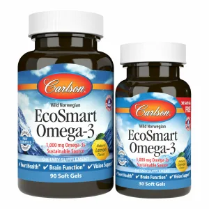 EcoSmart Omega-3 90 30 softgels by Carlson Labs