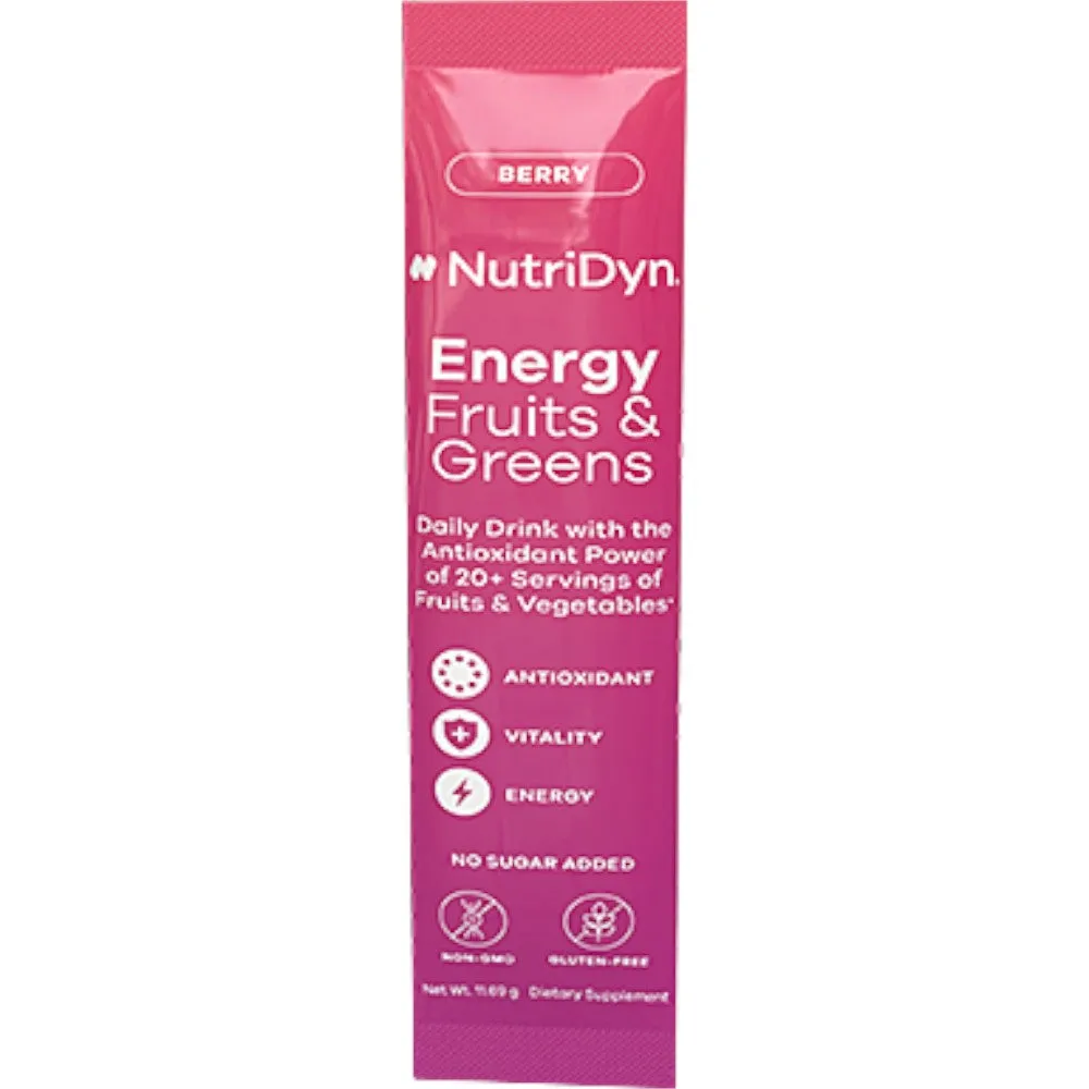 Energy Fruits & Greens Packet by Nutri-Dyn
