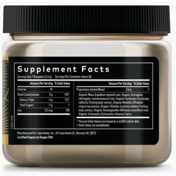 Everyday Adaptogen Powder 3.53 oz (38 servings) by Gaia Herbs