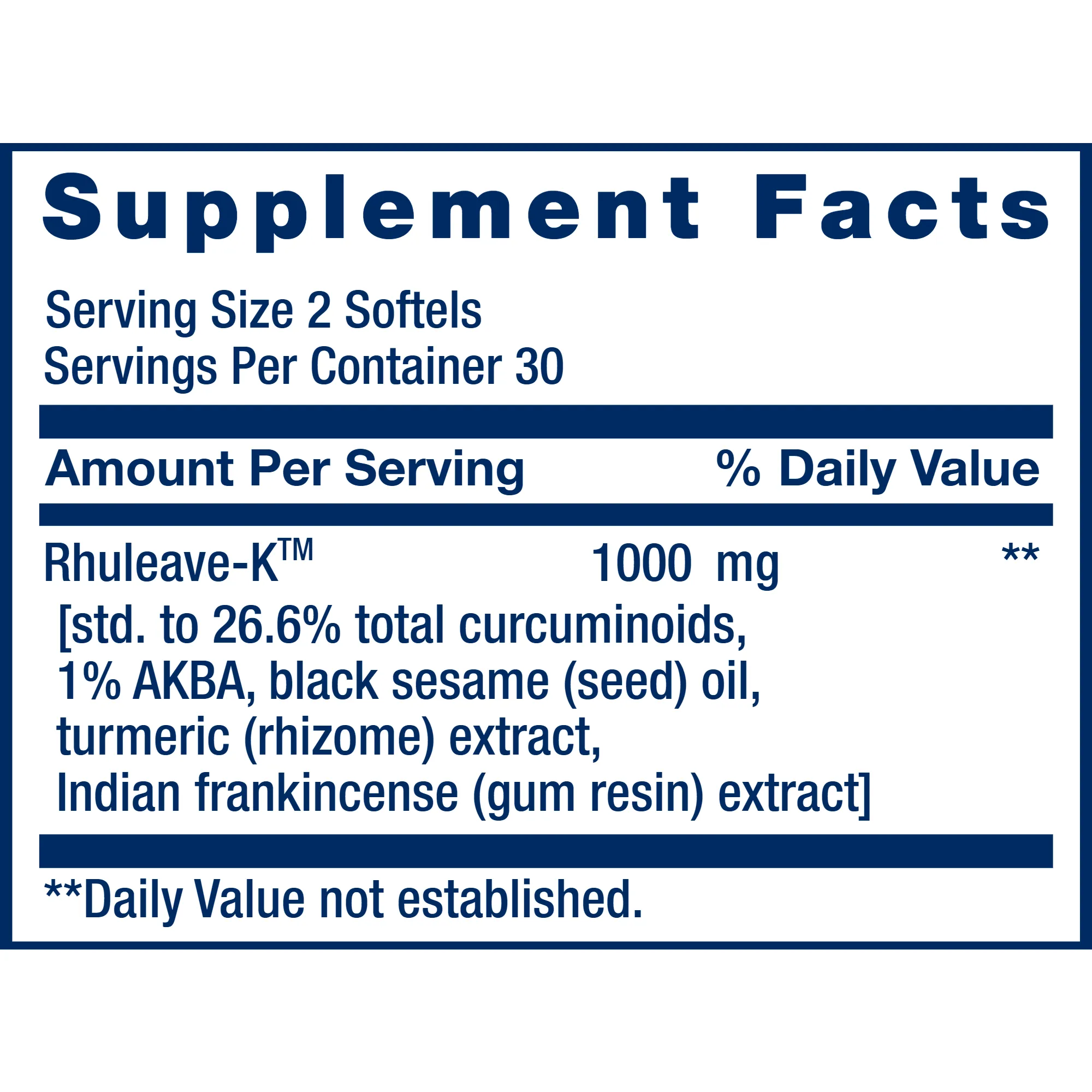 Fast Acting Relief 60 softgels by Life Extension