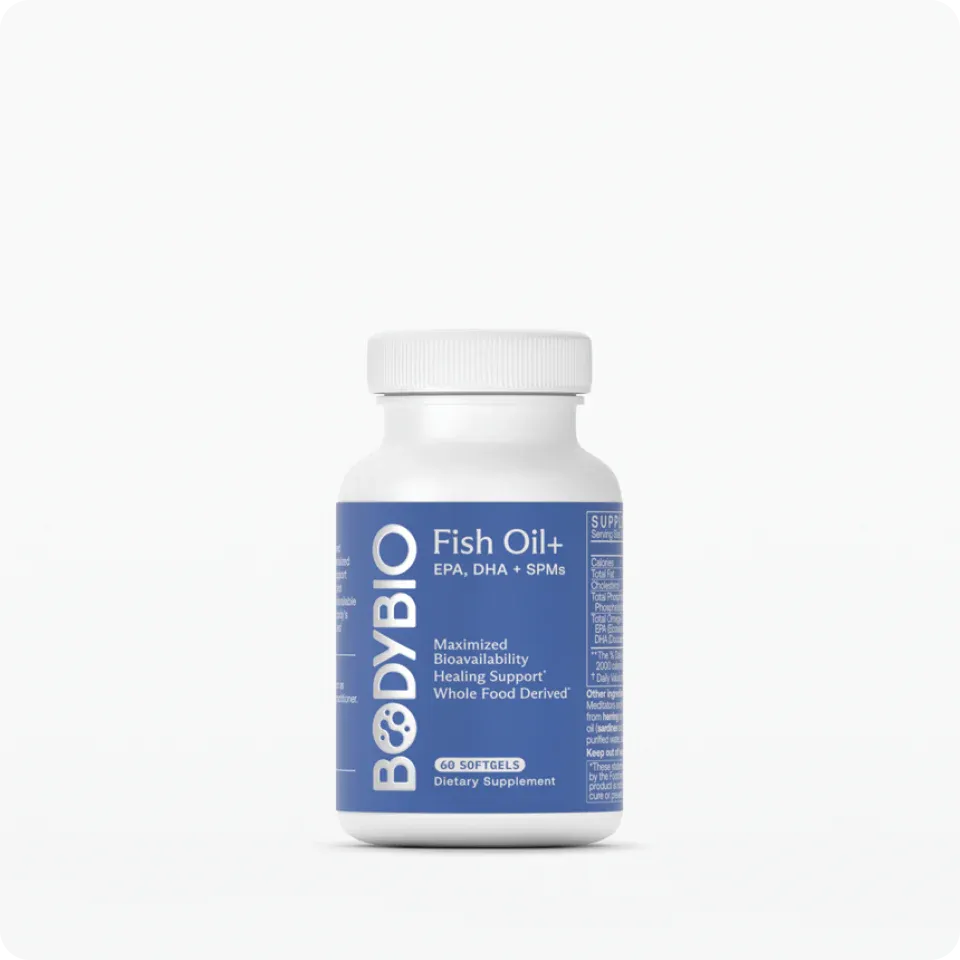 Fish Oil  with Specialized Pro-resolving Mediators 60 softgels by BodyBio