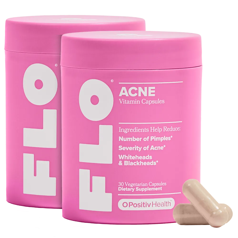 FLO Acne Vitamin Capsules - 2 Bottle Subscription