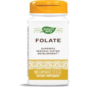 Folate 100 caps by Nature's Way
