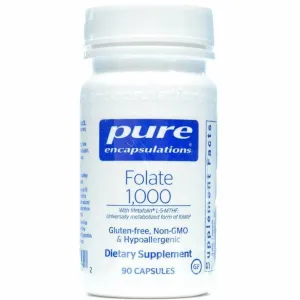 Folate 1000 90 caps by Pure Encapsulations