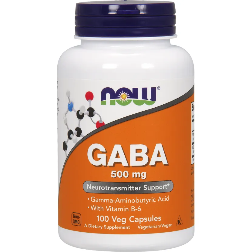 GABA 500 mg 100 caps by NOW