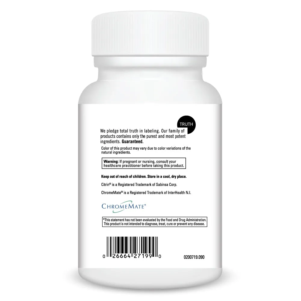Garcinia Cambogia w/Chromemate 90 caps by Davinci Labs
