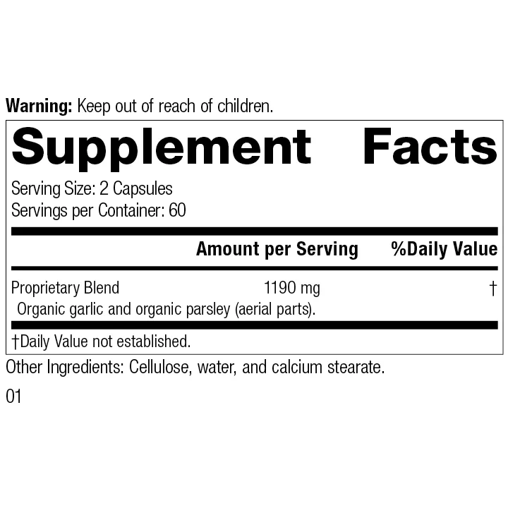 Garlic. 120 Capsules